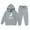 Grey, variant on Winter Toddler Girl Clothes Long Sleeve Solid Color Horse Print Pullover Hoodie Pants Two Piece Sweatsuit Sweet Wear Black 2-3 Years