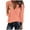 Orange, variant on AherBiu Long Sleeve Tops for Women Comfy Notch V Neck Basic Layer Winter Pullover Sweater Tops Solid Color