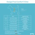 thumbnail image 2 of Gooby Escape Free Comfort X One Harness - Seattle Blue, X-Large - Comfortable Shock Absorbing Escape Free and Choke Free Harness for Small Dog and Medium Dog, 2 of 5