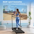 thumbnail image 2 of Folding Treadmill for Home,3 in 1 Under Desk Treadmill for Home&Office,Speed Range 7.5mph,300lbs Weight Capacity, 2 of 7