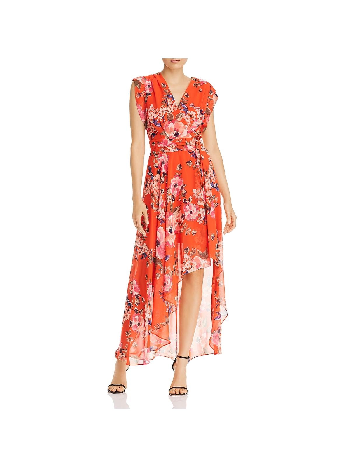 eliza j orange dress