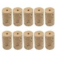 thumbnail image 1 of CHICHUMID 10 Pcs Bouchons de Flûte en Liège Naturel pour Réparation d'Instruments avec Fonction Réutilisable, 1 of 8