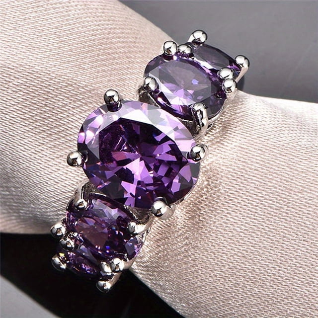 Fashion Eternity Rings Luxury Jewelry Wedding Engagement For Women Girls Gift