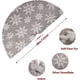 thumbnail image 4 of 48 pulgadas Jacquard Cachemira copo de nieve árbol falda felpa árbol de Navidad alfombra fiesta decoración del hogar JAMW Sencillez, 4 of 5