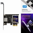 2.5G PCI-E to RJ45 Wired Network Card 2500Mbps 2.5Gbps Ethernet LAN ...