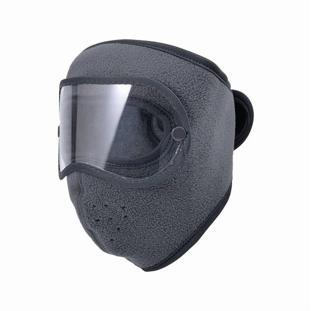 Face Mask for Women Ski Full Face Mask Windproof Fleece Winter Warm Mask Fleece Riding Windproof High-Definition Protective Mirror Breathable Face Mask