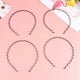 thumbnail image 2 of 10 diademas antideslizantes unisex para el pelo, sencillas y onduladas, de aleación, para el hogar, para lavarse la cara, para mujeres y hombres (negro), 2 of 7