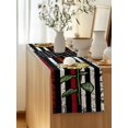 thumbnail image 5 of Table Runner 72 Inches Long for Kitchen Dining, Red American Flag Dresser Scarf Farmhouse, Dining Table Decorations for Wedding/Parties, Sunflower Vintage USA Flag 14 x 72 In, 5 of 8