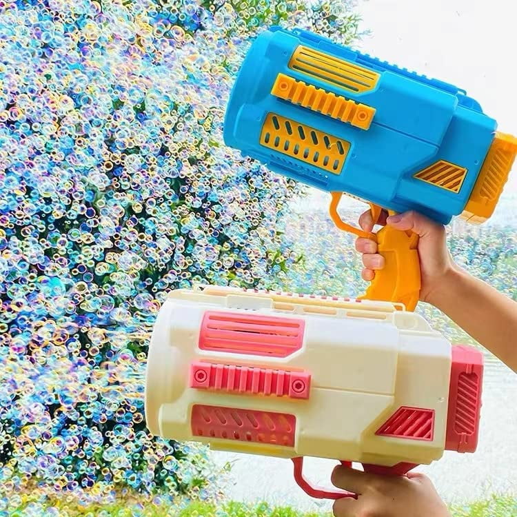 The Bazooka Gubble LED Bubble Gun  Includes 100mL Kid & Pet Safe