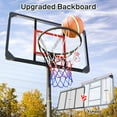 thumbnail image 4 of Kids Basketball Hoop Outdoor 4.82-8.53ft Adjustable, Portable Basketball Hoops & Goals for Kids/Teenagers/Youth in Backyard/Driveway/Indoor, with Enlarged Base and PC Backboard, 4 of 15