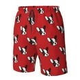 thumbnail image 5 of Naloa Bulldog Red Men's Beach Shorts, Surfing shorts, Swim trunks, Quick Dry Swim Trunks for Surfing Beach Fun -, 5 of 9