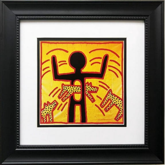 Keith Haring "Untitled #1" CUSTOM FRAMED Print Generic