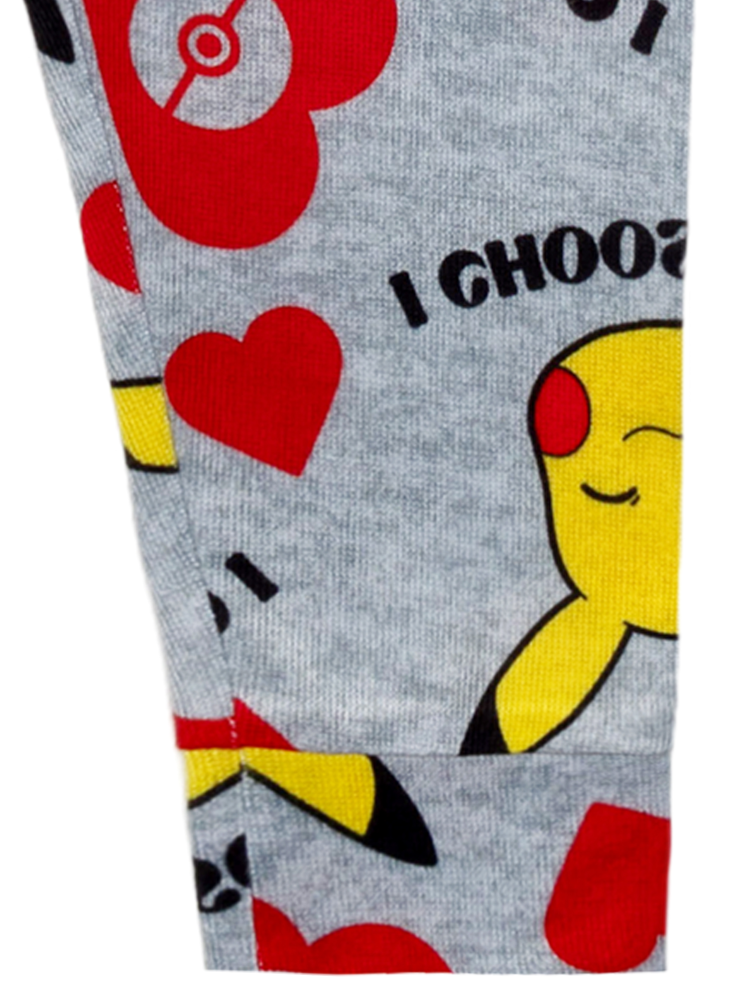Pokemon Valentine's 2-Piece Long Sleeve Top and Pant Snug Fit Pajama Set, Sizes 4-10
