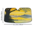 thumbnail image 4 of Awypu Best UV Ray Visor Protector Harald Oskar Sohlberg Windscreen Sun Visor for Car Interior Protection 55.12*29.92 in, 4 of 7