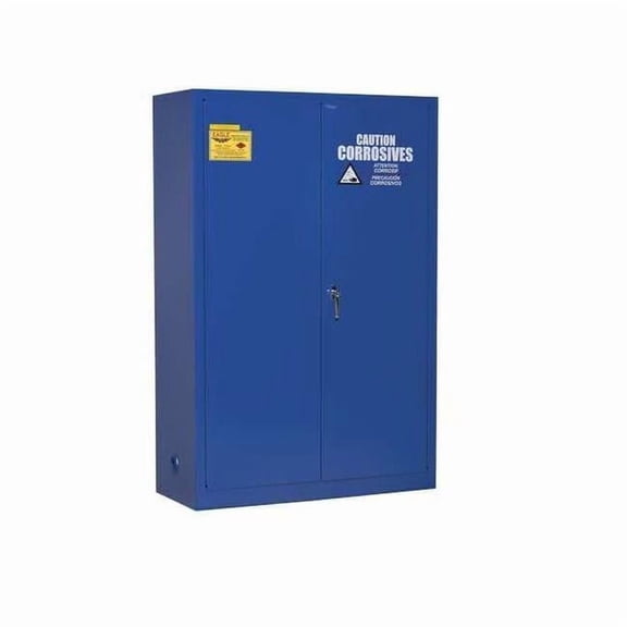 Eagle Mfg Corrosive Safety Cabinet,Blue,43 In. W CRA47X