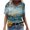 Multicolor, variant on Lumivie Halter Tops For Women Y2K Plus Summer Tshirts Shirts For Women Wave Coconut Summer Blouses For Women 2025 Short Sleeve Womens V Neck T Shirts Pack