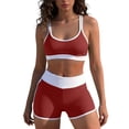 thumbnail image 4 of Taylonsss Women 3 Piece Tankini Swimsuits for Women Swim Tank Top Bathing Suits with Boy Shorts and Bra Athletic Swimwear, 4 of 6