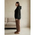 thumbnail image 4 of Sudadera Oversize Cómoda Versátil con Capucha y Bolsillo Frontal para Mujer, 4 of 5