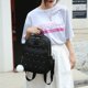 thumbnail image 3 of Mochila Oxford para mujer mochila grande con cremallera mochila de viaje grande a la moda negra, 3 of 7