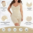 thumbnail image 6 of Lilvigor Backless Shapewear for Women Tummy Control Bodysuit Seamless Full Body Shaper Sleeveless Jumpsuits Tank Tops, 6 of 7