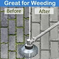 thumbnail image 4 of HXXF 8 Inch Unbreakable Wired Trimmer Blade for Weed Eater, Steel Wire Rotary Brush Cutter Trimmer Head, Weed Eater Head for Moss Grass Rust Removal, Paving Stone, Pavement Joints or Driveway, 4 of 8