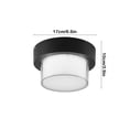thumbnail image 3 of Outdoor Waterproof Iron Pendant Ceiling Light for Terrace, Balcony, Hallway with Soft Modern Lighting, 3 of 7