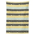 thumbnail image 3 of Ambesonne Mid Century Tablecloth Rectangular Table Cover, Xmas Trees Fifties, 60"x90", Yellow Black Aqua, 3 of 4