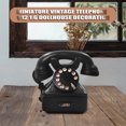 thumbnail image 2 of Modelo de teléfono vintage en miniatura para decoración de casas de muñecas, 2 of 4