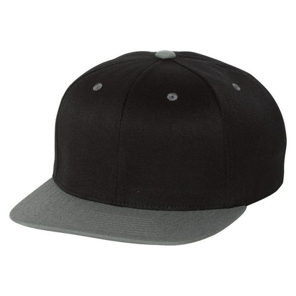 Flexfit 110 Tech Wool Blend Snapback , 110F , Black/ Grey , One Size