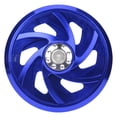 thumbnail image 2 of Colaxi Motorcycle Engine Cooling Fan Cover Engine Cooling Fan Protector High Performance Aluminum Alloy Gift Replacement Accessories Blue, 2 of 8