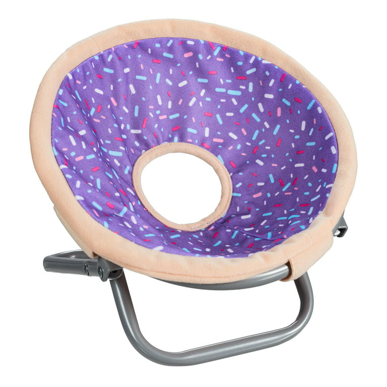 My Life As Saucer Chair for 18” Doll, Donut Theme 