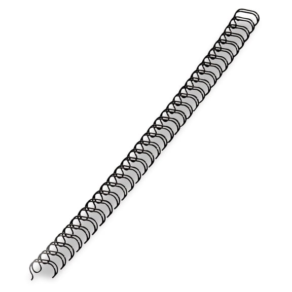 Fellowes Mfg Co. 5255201 0.31 in. Diameter 50 Sheet Capacity Wire Bindings - Black (25/Pack)