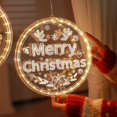 thumbnail image 4 of Guirnalda de luces LED navideñas de 2024 luces colgantes alimentadas por batería para dormitorio, sala de estar, restaurante, ambiente navideño, 4 of 5