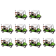 thumbnail image 1 of 1/36 Coche Golf Modelo Juguete Mini Acción Retroceso Caja para Regalo () Verde, 1 of 6