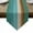 Turquoise, variant on Teal Brown Wooden Table Runner Linen Burlap Table Runner 36 Inches Small Farmhouse Vertical Striped Art Dresser Scarves for Kitchen Island Coffee Dining Room Party Wedding Holiday Decoration 13"x36"
