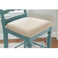 thumbnail image 5 of Linon Marden 30" High Back Bar Stool, Blue/Natural, 5 of 11