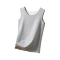 thumbnail image 2 of Thermal Tank Tops Women Underwear Tops Sleeveless Undershirt for Women Cotton Camisole Warm Base Layer Gray L, 2 of 6