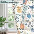 thumbnail image 4 of Yayeee Window Curtains Light Filtering 63"x42" Grommet Panel Pair Home Living Room Decor, Cute Animals, 4 of 7