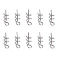 thumbnail image 3 of 100PCS Fishing Screw Pin, Stainless Steel Soft Lure Bait Spring Pin Fixed Lock Fishing Accessory, 3 of 7