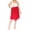 Red, variant on Women's Plus Size Casual High Waist Bow Tie Belted A Line Midi Knee Length Skirts