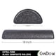 thumbnail image 2 of Muscle Roller CanDo, espuma compuesta negra semicircular, 15 x 46 cm, 2 of 6