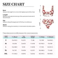 thumbnail image 4 of Kdxio Hand Drawn Watermelon Print Women's 2 Piece High Waisted Wrap Spaghetti Strap Summer Swimsuit Bikini Set-XX-Large, 4 of 7