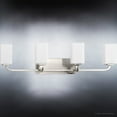 thumbnail image 4 of Luxury Contemporary Bath Light, 8.5H x 33.5W, with Modern Farmhouse Style, Brushed Nickel, UHP4323 by Urban Ambiance, 4 of 5