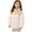 A White, variant on Kids Fall Winter Solid Stand Collar Quilted Bread Puffer Jacket, Unisex Boys Girls Thick Warm Casual Outerwear,Green