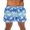 Blue - Turtle, variant on Whiskey and Oak Men’s Swimming Trunks Shorts with Pockets Quick Dry Bathing Suit (Black - Bright Turtles, Small)