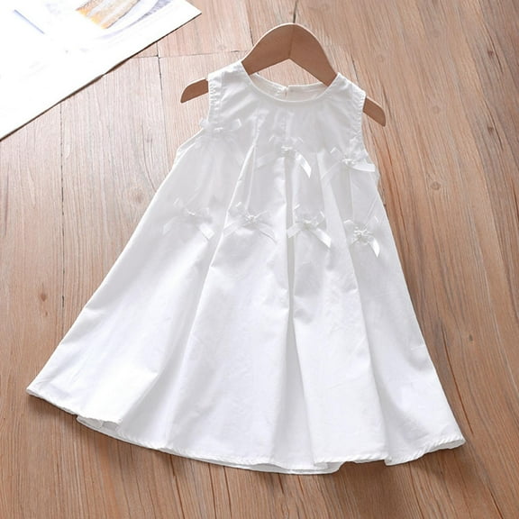 Mceream Girls Dresses Size 14-16 Casual Round Neck Dresses Swing Flowy Tiered Midi Sleeveless Sundress formal Ruffle Birthday Party Summer Dresses Plus Size Vestidos De Fiesta Para NiñAs