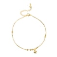 thumbnail image 1 of LYMAYTER Bracelet de Cheville de Vacances pour Femmes - Perles en Alliage, Petite Cloche, Adjust-cyyltable, 1 of 6