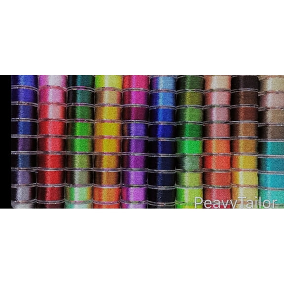 PeavyTailor 80 Colors Pre-wound Sewing Thread Bobbins Polyester ,  For Brother Babylock Janome Singer Pfaff Husqvarna Bernina Machines