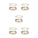 thumbnail image 1 of Qarigey 2 unidades/juego de pulseras, brazaletes estéticos, joyería para fiesta de boda, esposa, novia, madre, regalo personalizado dorado Or 5piezas, 1 of 6