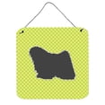 thumbnail image 1 of Puli Checkerboard Green Wall or Door Hanging Prints, 1 of 1
